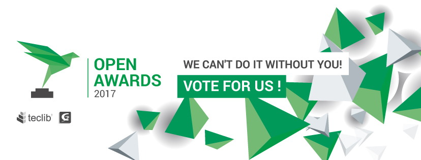 Vote for Teclib’ and GLPI at The Open Awards 2017