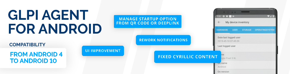 NEW RELEASE: GLPI AGENT FOR ANDROID