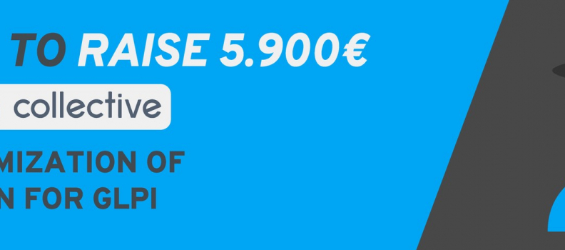 AIDEZ-NOUS À COLLECTER 5 900 EUROS POUR LE PLUGIN D’ANONYMISATION DES DONNÉES DE GLPI.