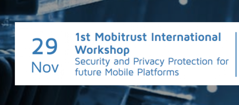 Teclib’ attending 1st Mobitrust International Workshop