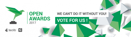 Vota para Teclib’ y GLPI en los Open Awards 2017