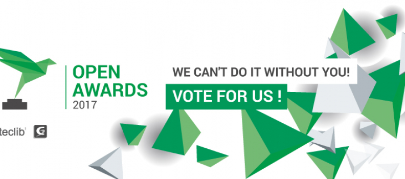 Votez pour Teclib’ et GLPI aux Open Awards 2017